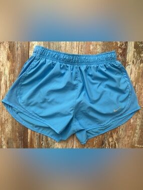 Nike Sky Blue Women's Athletic Shorts